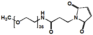 甲氧基三十六聚乙二醇马来酰亚胺,mpeg36-nh-mal
