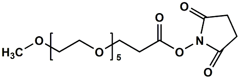 mpeg5-ch2ch2coonhs ester,甲氧基五聚乙二醇琥珀酰亚胺丙酸酯